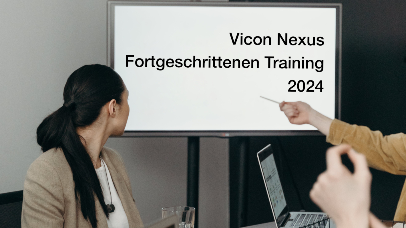 prophysics - Vicon Nexus Fortgeschrittenen Training 2024